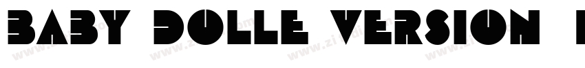 Baby Dolle Version 1字体转换